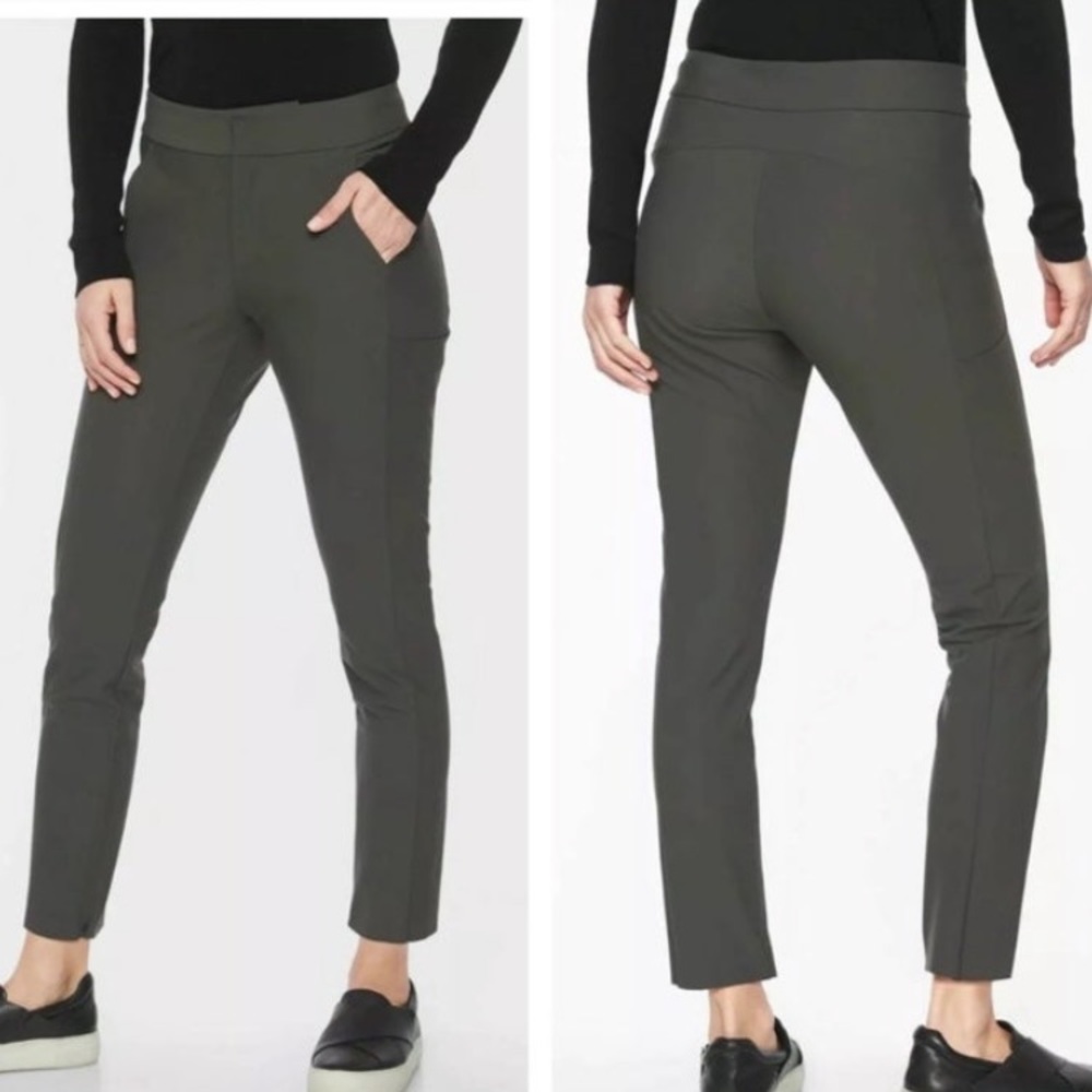 Athleta Stellar Trouser in Olive Green Size 0
